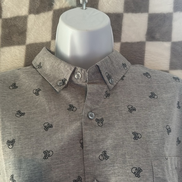 Molokai Surf Co Melting Ying Yang Button Down Dress Shirt Size Xl/Extra Large - Picture 7 of 11